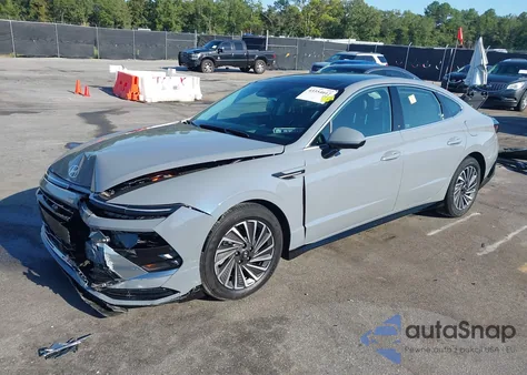 2024 Hyundai Sonata Hybrid Limited из США, поврежденный, VIN KMHL54JJ8RA092829